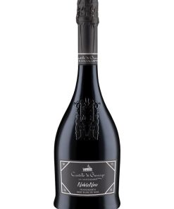 Castello di Gussago, Noble Noir Biologico – Franciacorta DOCG, Blanc de Noirs Sans Annee Brut (Vino Spumante) – cl 75 x 1 bottiglia vetro
