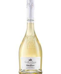 Castello di Gussago, Noble Blanc Biologico – Franciacorta DOCG, Blanc de Blancs Sans Annee Brut (Vino Spumante) – cl 75 x 1 bottiglia vetro