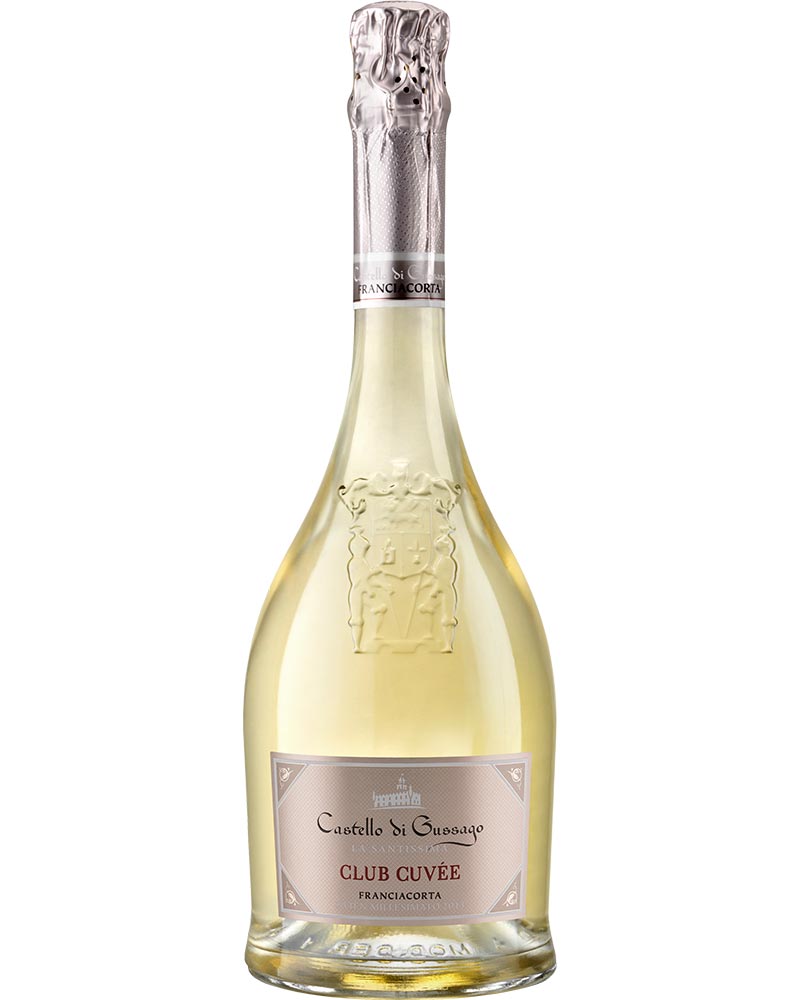 Castello di Gussago, Club Cuvee Biologico – 2015 Franciacorta DOCG, Millesimato Saten Brut (Vino Spumante) – cl 75 x 1 bottiglia vetro