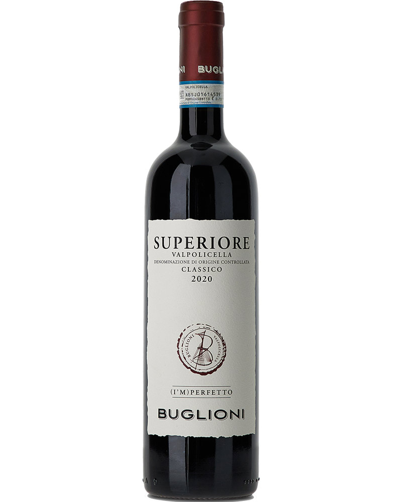 Buglioni, (I’m)Perfetto – 2020 Valpolicella DOC Classico (Vino Rosso) – cl 75 x 1 bottiglia vetro
