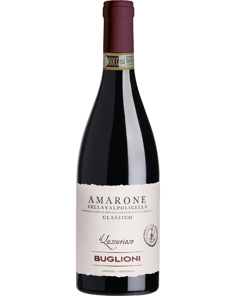 Buglioni, Il Lussurioso – 2016 Amarone della Valpolicella DOCG Classico (Vino Rosso) – cl 75 x 1 bottiglia vetro