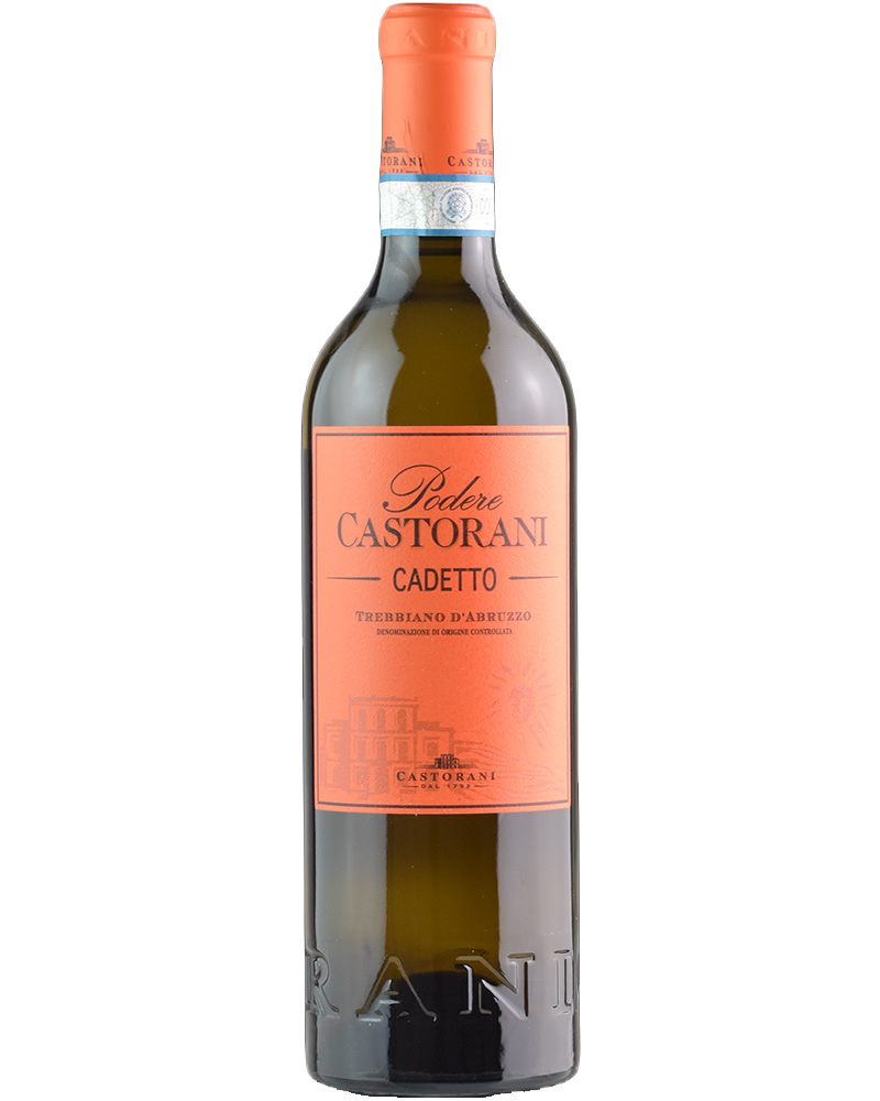 Podere Castorani, Cadetto – 2022 Trebbiano d’Abruzzo DOC (Vino Bianco) – cl 75 x 1 bottiglia vetro