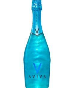 Aviva El Original, Blue Sky – Moscato e Glitter, Dolce (Vino Spumante) – cl 75 x 1 bottiglia vetro