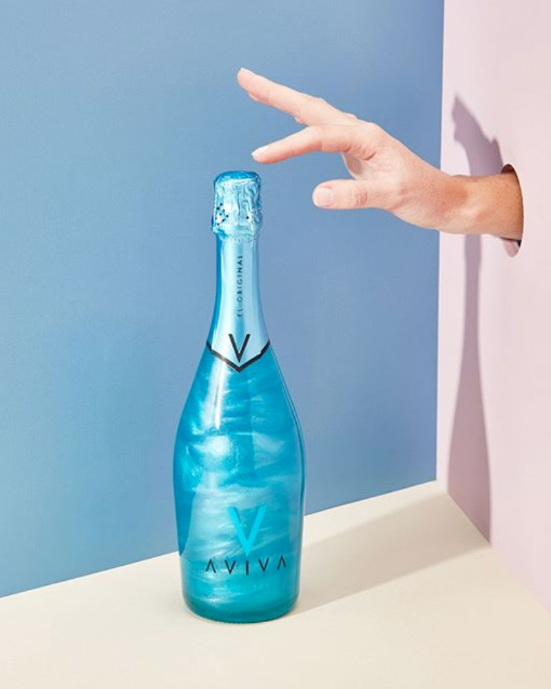 Aviva El Original, Blue Sky – Moscato e Glitter, Dolce (Vino Spumante) – cl 75 x 1 bottiglia vetro - immagine 2