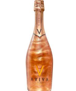 Aviva El Original, Pink Gold – Moscato e Glitter, Dolce (Vino Spumante) – cl 75 x 1 bottiglia vetro