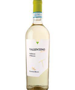 Cantine Mucci, Valentino – 2021 Terre di Chieti IGT (Vino Bianco) – cl 75 x 1 bottiglia vetro