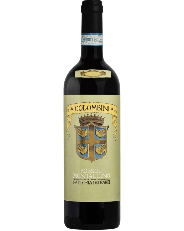 Fattoria dei Barbi, Colombini – 2021 Rosso di Montalcino DOC (Vino Rosso) – cl 75 x 1 bottiglia vetro