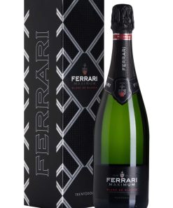 Ferrari, Maximum – Trento DOC, Blanc de Blancs Brut (Vino Spumante) – cl 75 x 1 bottiglia vetro astucciato