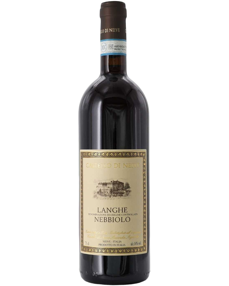 Castello di Neive – 2022 Langhe DOC Nebbiolo (Vino Rosso) – cl 75 x 1 bottiglia vetro