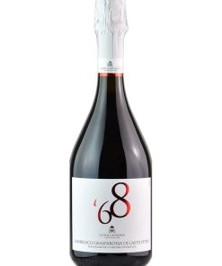 Castelli Modenesi, 68 – Lambrusco DOC Grasparossa, Dry (Vino Spumante) – cl 75 x 1 bottiglia vetro