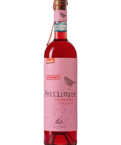 Lunaria, Pettirosce Biologico – 2022 Cerasuolo d’Abruzzo DOP (Vino Rosato) – cl 75 x 1 bottiglia vetro