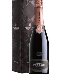 Ferrari, Perle Rose – 2017 Trento DOC, Millesimato Rose Brut (Vino Spumante) – cl 75 x 1 bottiglia vetro astucciato