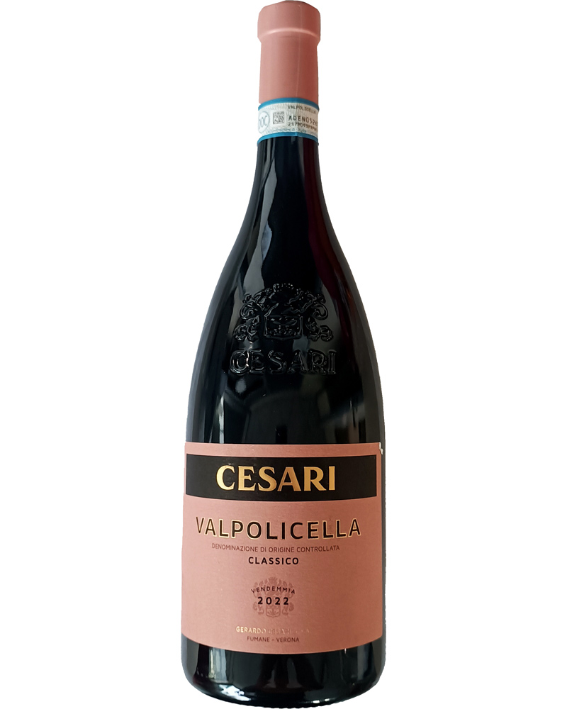 Cesari – 2022 Valpolicella DOC Classico (Vino Rosso) – cl 75 x 1 bottiglia vetro