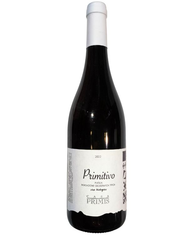 Casa Primis, Biologico – 2022 Primitivo IGT (Vino Rosso) – cl 75 x 1 bottiglia vetro