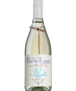 Zaccagnini, Tralcetto Bianco 0.0 % De-Alcolizzato – VDT Senza Alcol (Vino Bianco) – cl 75 x 1 bottiglia vetro