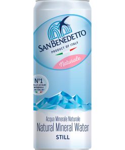 San Benedetto, Acqua Oligominerale – Still, Naturale – cl 33 x 24 lattine alluminio