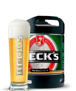 Beck’s – Pils – lt 6 x 1 fusto PerfectDraft acciaio (vuoto a rendere)