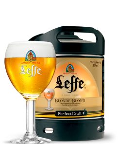 Leffe – Blonde, Birra d’Abbazia – lt 6 x 1 fusto PerfectDraft acciaio (vuoto a rendere)