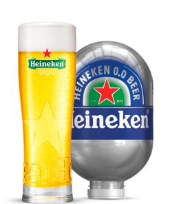 Heineken – Zero Alcol 0.0, Lager Analcolica – lt 8 x 1 fusto Blade plastica