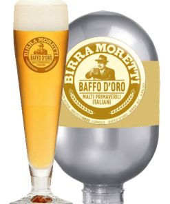 Birra Moretti – Baffo d’Oro, Lager – lt 8 x 1 fusto Blade plastica