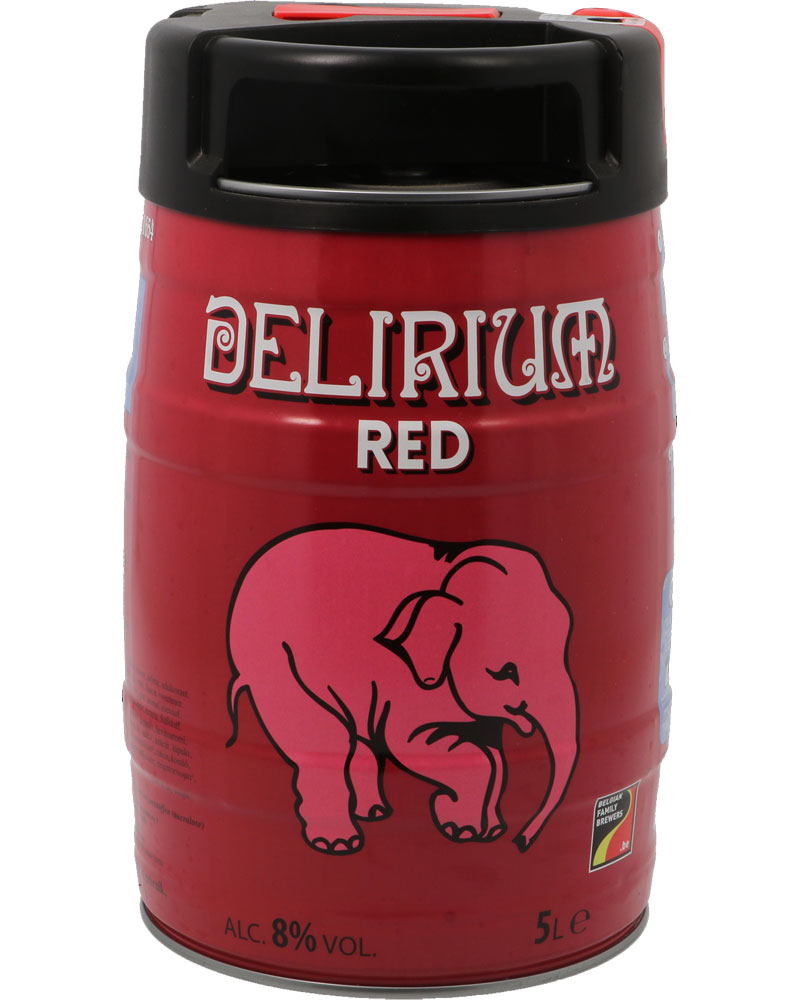 Delirium – Tremens Red IPS KEG, Fruit Beer Strong Ale – lt 5 x 1 fusto a caduta alluminio