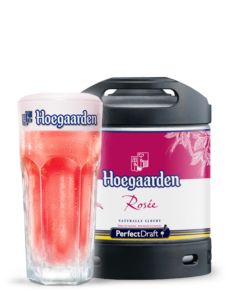 Hoegaarden – Rose, Blanche Fruttata – lt 6 x 1 fusto PerfectDraft acciaio (vuoto a rendere)