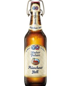 Hacker Pschorr – Tappo Meccanico, Munchner Hell – cl 33 x 1 bottiglia vetro