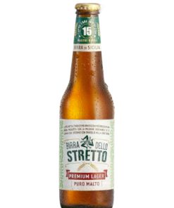 Birra Dello Stretto – Puro Malto, Premium lager – cl 33 x 1 bottiglia vetro