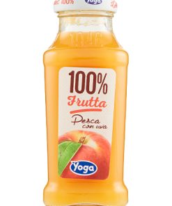 Yoga, Succo di frutta 100% – Pesca – cl 20 x 12 bottiglie vetro