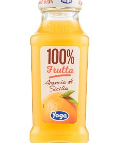 Yoga, Succo di frutta 100% – Arancia Sicilia – cl 20 x 12 bottiglie vetro