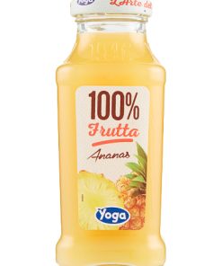 Yoga, Succo di frutta 100% – Ananas – cl 20 x 12 bottiglie vetro