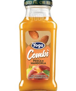 Yoga, Succo di Frutta – Combi, Pesca e Mandorla – cl 20 x 12 bottiglie vetro