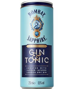 Bombay – Sapphire, Gin & Tonic – cl 25 x 12 lattine alluminio