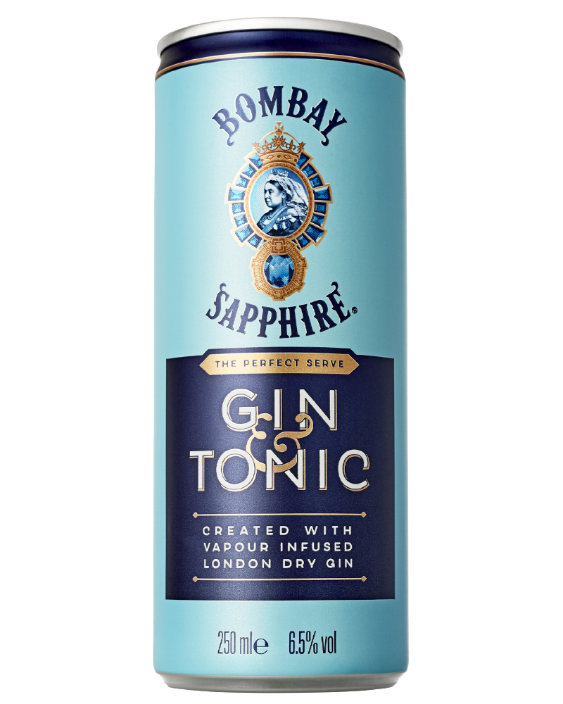 Bombay – Sapphire, Gin & Tonic – cl 25 x 12 lattine alluminio