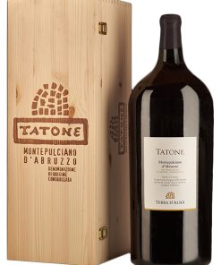 Terra d’Aligi, Tatone Salmanazar – Montepulciano d’Abruzzo DOC (Vino Rosso) – lt 9 x 1 bottiglia vetro cassetta legno