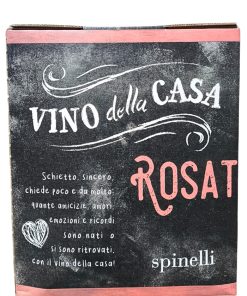 Spinelli, Vino della Casa Rosato – Vino da Tavola (Vino Rosato) – lt 5 x 1 baginbox