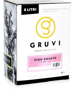 Gruvi – (Vino Rosato) – lt 5 x 1 baginbox