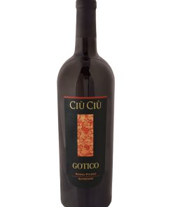 Ciu Ciu, Gotico Superiore Biologico Vegano – 2016 Rosso Piceno DOC (Vino Rosso) – cl 75 x 1 bottiglia vetro