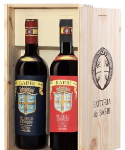 Fattoria dei Barbi, Colombini – 2013-2015 Brunello di Montalcino DOCG (Vino Rosso) – cl 75 x 2 bottiglie vetro in cassetta legno
