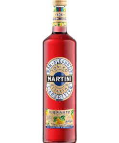 Martini – Vibrante Non Alcoholic, Aperitivo Analcolico Rosso – cl 75 x 1 bottiglia vetro