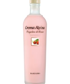 Marzadro – Crema Alpina, Liquore alle Fragoline di Bosco – cl 70 x 1 bottiglia vetro