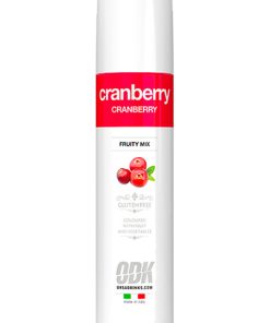 ODK – Fruit Mix Cranberry, Purea di Mirtillo Rosso – cl 75 x 1 bottiglia plastica