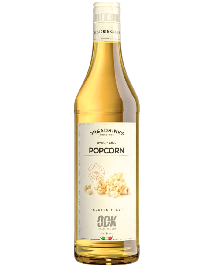 ODK – Syrup Line Popocorn, Sciroppo al Popcorn – cl 75 x 1 bottiglia vetro