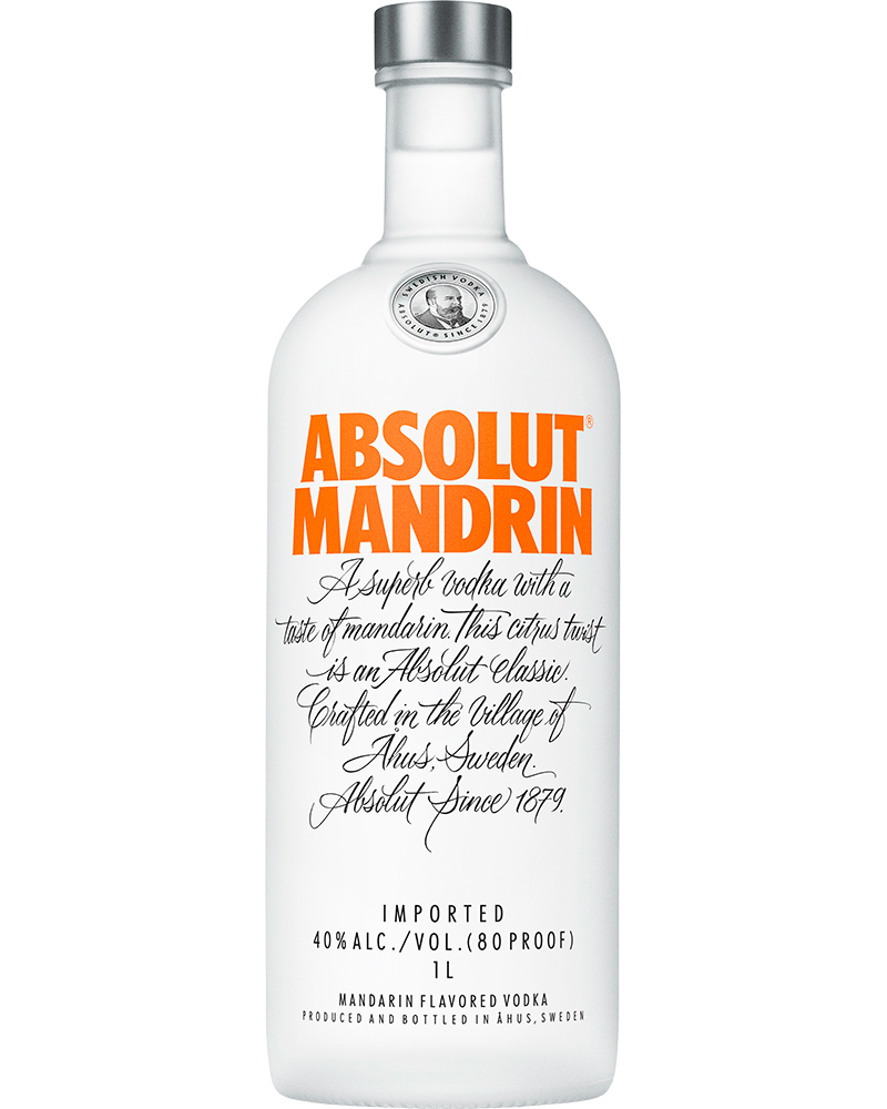 Absolut – Mandrin, Vodka Mandarino – cl 100 x 1 bottiglia vetro