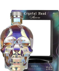 Crystal Head – Aurora Limited Edition, Vodka Bianca Premium – cl 70 x 1 bottiglia vetro astucciato