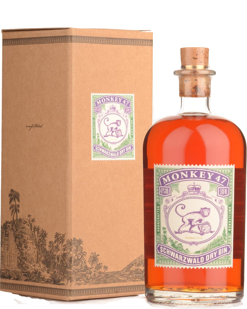 Monkey 47 – Barrel Cut 2021, Aged Dry Gin – cl 50 x 1 bottiglia vetro astucciato