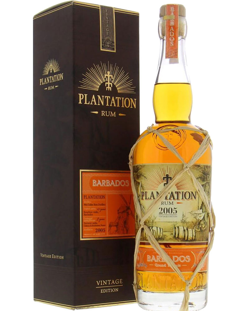 Plantation – Barbados 2005 Vintage Edition, Rum – cl 70 x 1 bottiglia vetro astucciato