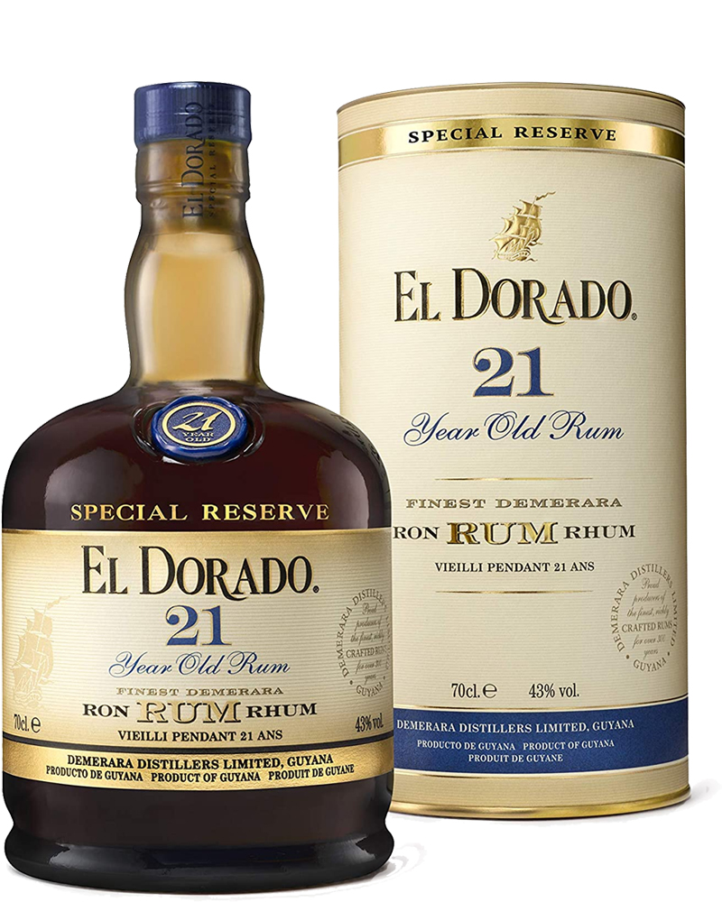 El Dorado – 21 Anni Special Reserve Demerara, Rum – cl 70 x 1 bottiglia vetro astucciato