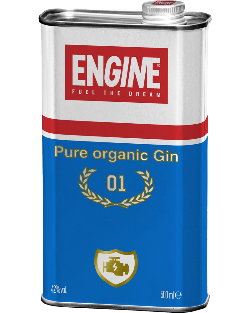 Engine – Pure Organic Gin – cl 50 x 1 lattina alluminio
