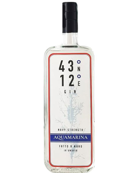 4312 – Aquamarina , Navy Strenght Gin – cl 70 x 1 bottiglia vetro astucciato